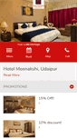 Mobile Screenshot of meenakshihotel.com