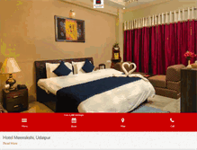 Tablet Screenshot of meenakshihotel.com